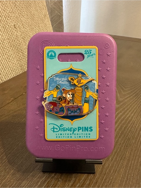Disney Other - 2026 Disney Park Pin The Magic Carpets Of Aladdin 25th Years Anniversary LE Abu